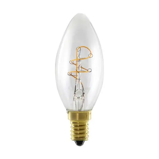 Újdonság Segula LED Elegant Line E14 3W gyertya 2200 K izzószál dimmelhető