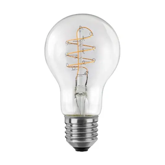 Újdonság Segula LED Elegant Line E27 5W izzó körte 2.700 K izzószál dimmelhető