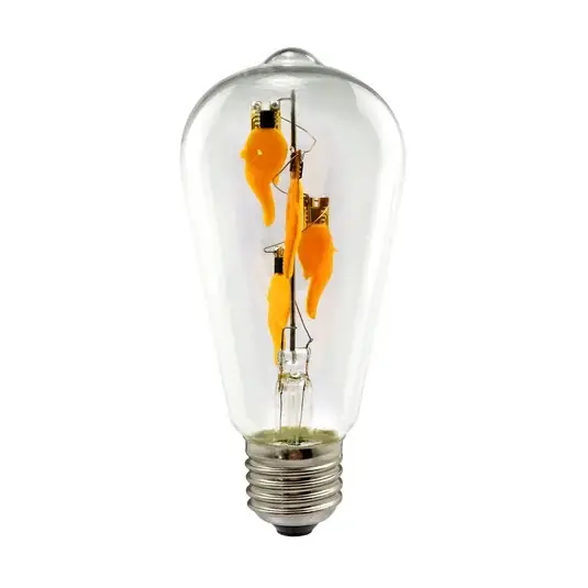 Segula LED Fire Flame Line E27 1W Rustika átlátszó 1800K függő Outlet