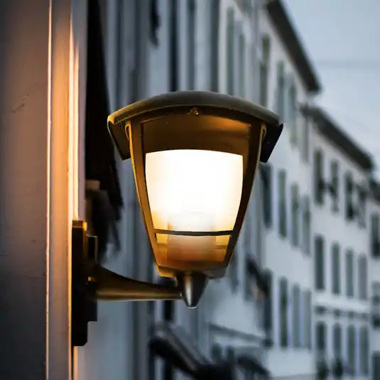 Azonnal elérhető Segula kültéri fali lámpa Antique up, fekete, alumínium, E27