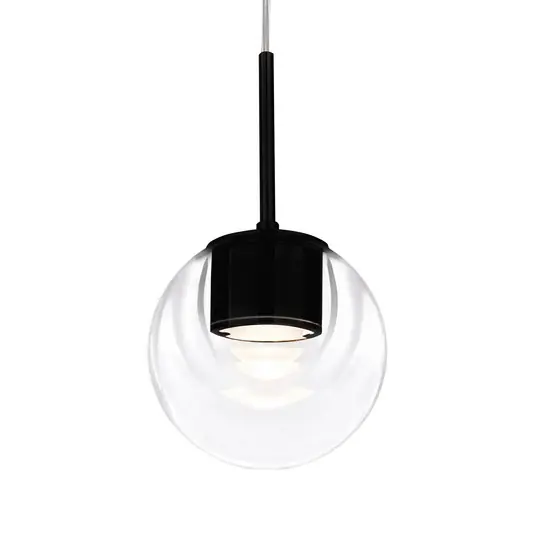 Kedvezmény kdln LED lógó világítás Dew, fekete, 1 izzó, Ø 11 cm