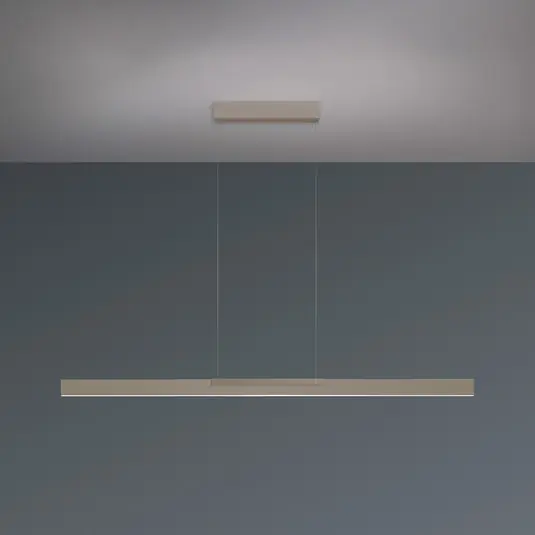 Bopp LED lógó lámpa Nano 2.0, hosszúság 140 cm, taupe, fém Expressz szállítás