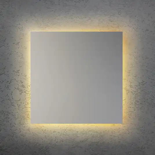 Bestseller BLADE Q LED fali világítás, matt ezüst, 44 x 44 cm, fém, dimmelhető