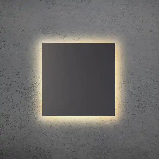 BLADE Q LED fali világítás, antracit, 34 x 34 cm, fém, dimmelhető Expressz kézbesítés