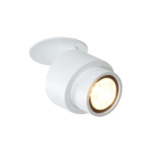 Olcsó BRUSH LED süllyesztett spotlámpa, fehér, Ø 7 cm, fém, dimmelhető, 2700 K