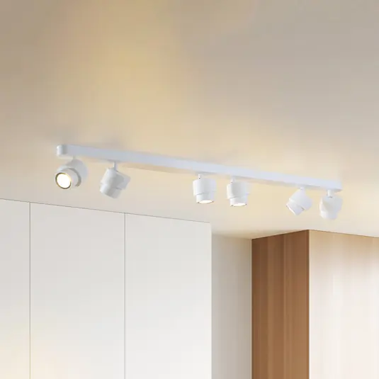 BRUSH LED spotlámpa, fehér, 110 cm, 6 izzós fém, dimmelhető 2700 K Biztonságos fizetés