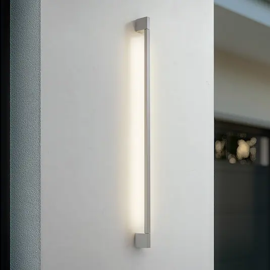 Kedvezményes ár Lindby LED kültéri fali világítás Neano, 120 cm, kőszürke, IP54