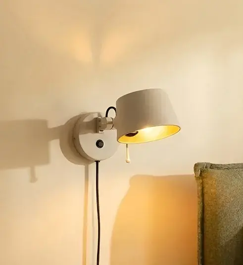 Szuper ajánlat Lucande Silka fali világítás, 14 cm, bézs, rugalmas, dugóval