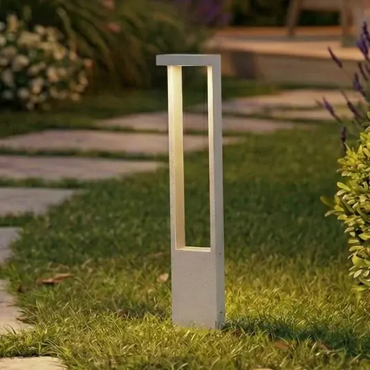 Akciós ár Lindby LED ösvény világítás Lonete, fehér, magasság 65 cm, IP65