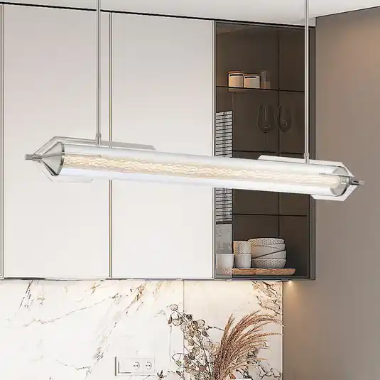 ESPADA LED lógó világítás, polírozott króm, 122 cm, fém/üveg Vedd meg most