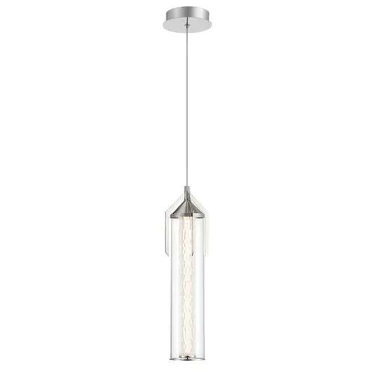 ESPADA LED lógó világítás, polírozott króm, Ø 15 cm, fém/üveg Különleges ajánlat