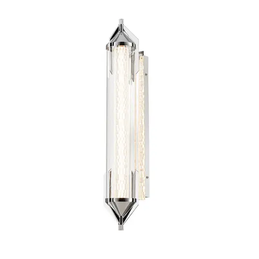 Kedvezményes ár LED fali lámpa ESPADA, polírozott króm Szélesség 70 cm Fém IP44