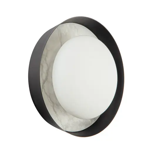 Vedd meg most ALONSO LED fali lámpa, bronz, Ø 22 cm, fém/üveg/alabástrom