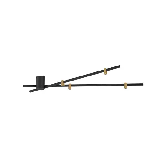 Outlet WEVER & DUCRÉ LED izzó Trace Spin 1.0 fekete/bézs 927