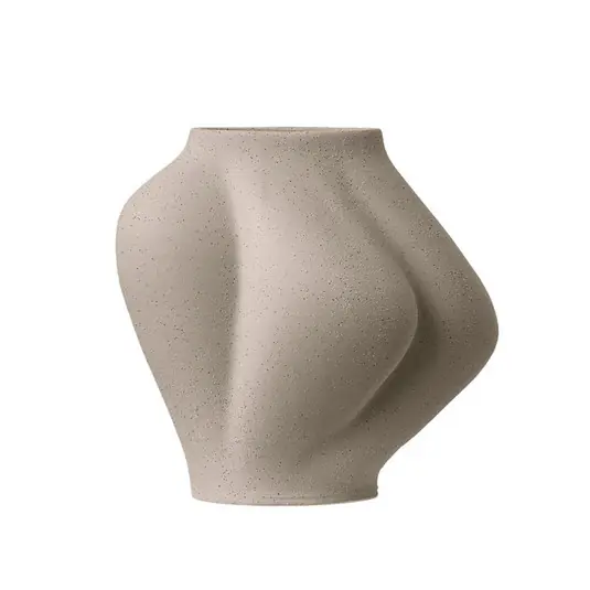 AYTM Saltare váza, 25 cm, taupe, kerámia Árcsökkenés