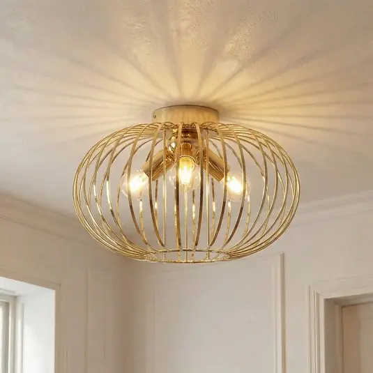 Exkluzív ajánlat Globe mennyezeti világítás, arany színű, Ø 51 cm, 3 izzós, E27