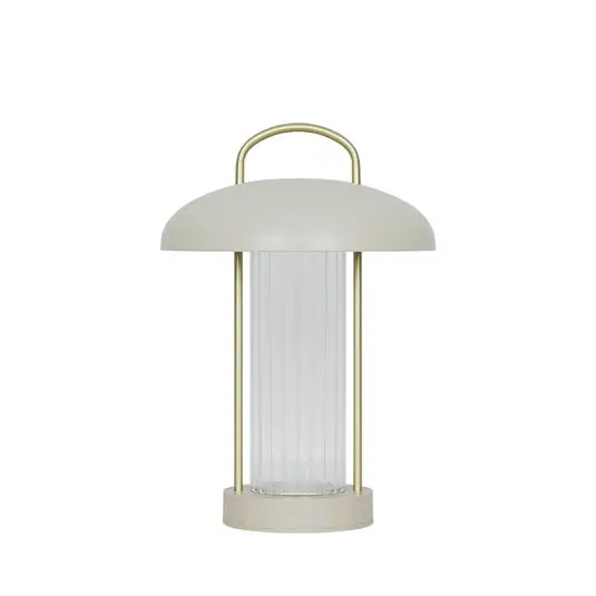 Mirano LED tölthető asztali világítás, bézs színű, magasság 29 cm, fém Ajánlat