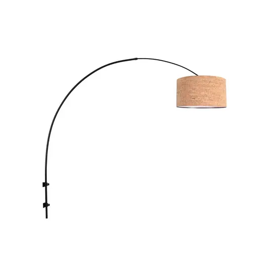 Olcsóbb Sparkled Light fali lámpa, fekete/barna, magasság 240 cm, parafa