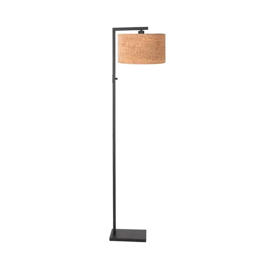 Gyors kiszállítás Álló lámpa Stang, fekete/barna, magasság 160 cm, parafa