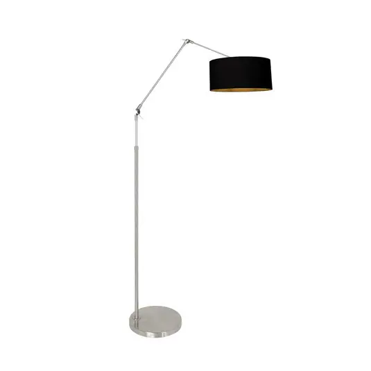 Prestige Chic álló lámpa acélszínű/fekete-arany Magasság 250 cm Bestseller
