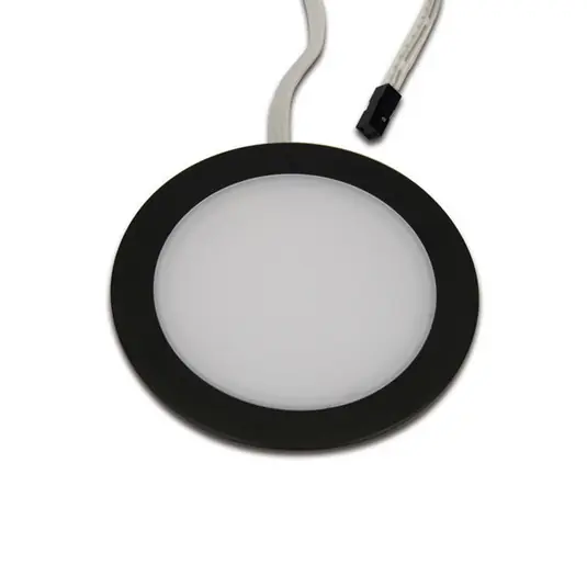 LED mennyezeti beépíthető lámpa DYNAMIC FAR 68, fekete, Ø 7,5 cm 24 V Különleges ajánlat