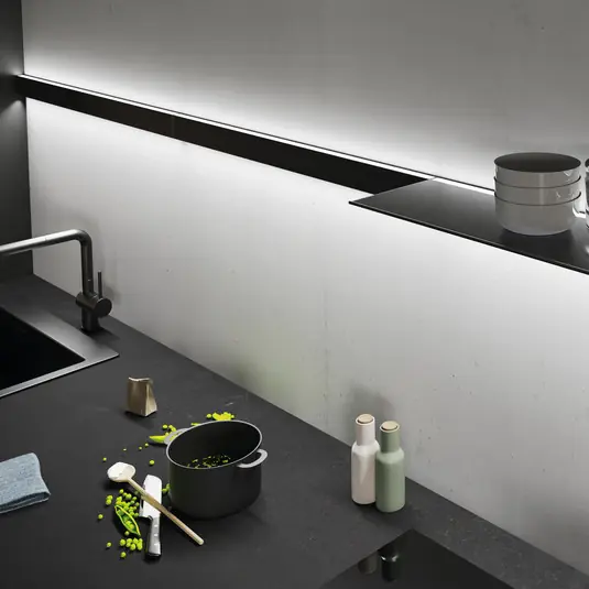 Csak ma LED fali világítás INTERO-LINE, fekete, 60 cm, 24 V, CCT