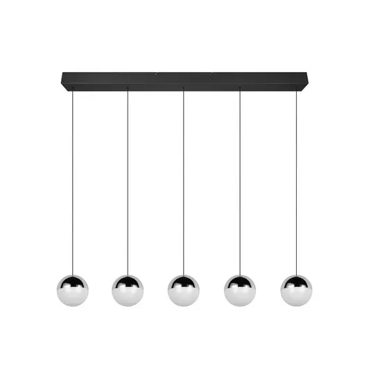 LED lógó világítás Senta, króm, hosszúság 114 cm, 4000 K, 5 izzós. Kedvezmény