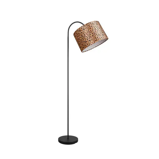 Álló lámpa Pardina barna foltos/fekete Magasság 207 cm Fém Vásárlói kedvenc