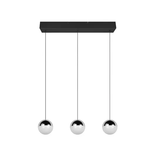 LED lógó világítás Senta, króm, hossza 62 cm, 4000 K, 3 izzós. Azonnali szállítás