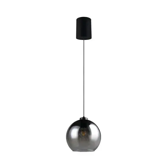 Liora lógó világítás, füstszürke, Ø 25 cm, üveg, E27 Utolsó esély