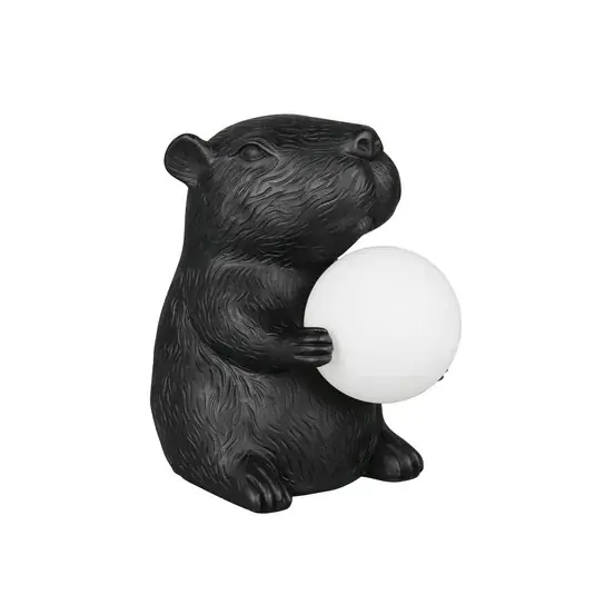 Alacsony ár Capi asztali világítás, fekete, magasság 25 cm, műgyanta, G9