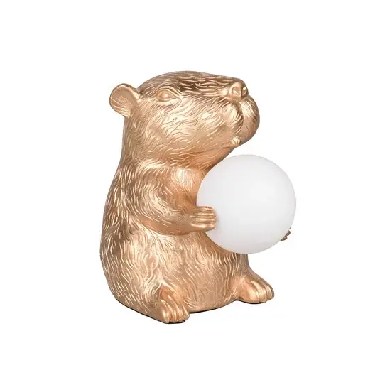 Capi asztali világítás, arany színű, magasság 25 cm, műgyanta, G9 Kedvezmény