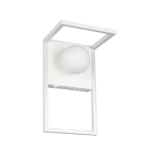 LED fali világítás Arola, matt fehér, szélesség 17 cm, fém Szuper akció