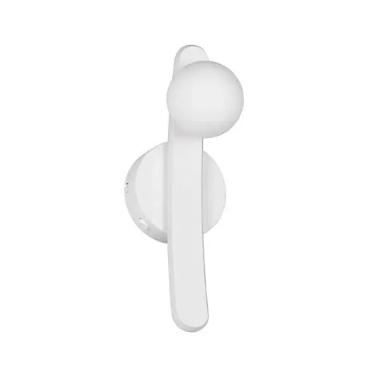 LED fali világítás Napoli, matt fehér, magasság 34 cm, fém, CCT Akció