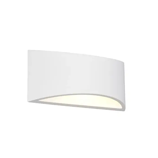 Prémium Wacadia fali világítás, fehér, szélesség 30 cm, gipsz