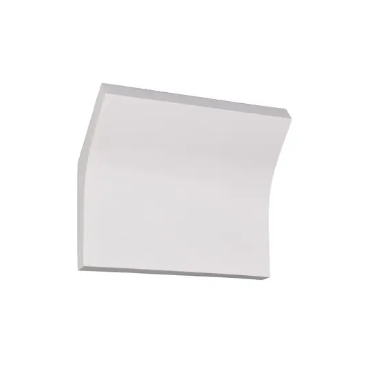 Prémium Vanjura fali világítás, fehér, szélesség 24 cm, gipsz