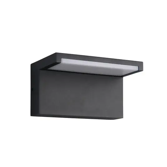 Olcsóbb LED kültéri falilámpa Ravi, antracit, szélesség 18 cm, fém, IP65