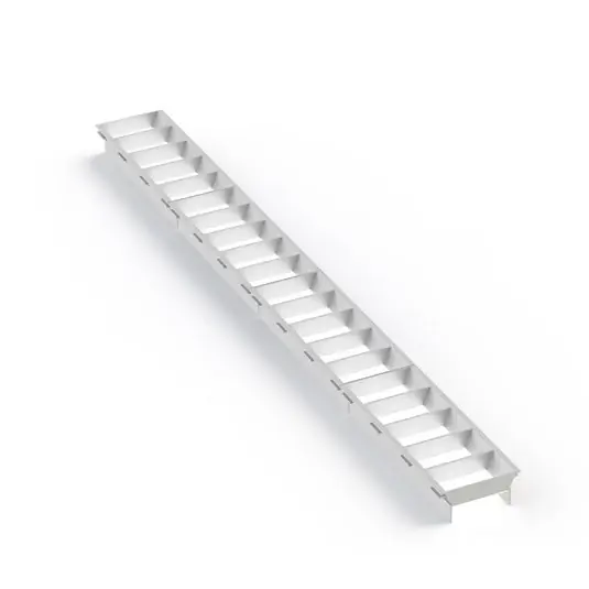 SLC lamellás rács Click, fehér, hossza 56 cm, műanyag Vedd meg online