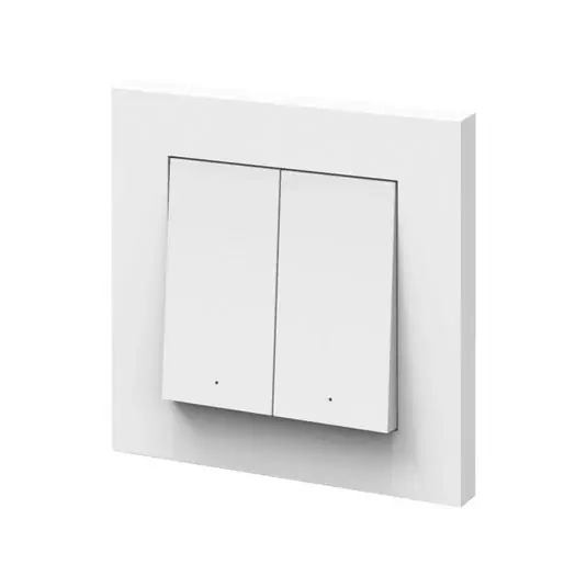 Legkelendőbb OSRAM SMART+ WiFi kettős fali kapcsoló, akkumulátoros, fehér, matt