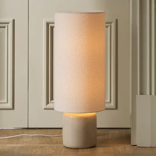 Bestseller Globen Lighting Florian álló világítás, fehér/bézs, magasság 80 cm