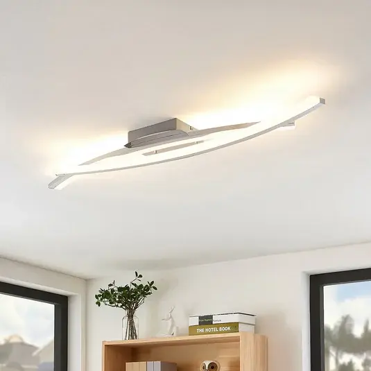 Expressz kézbesítés Lindby Elarit LED mennyezeti lámpa, krómozott