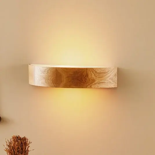Expressz szállítás Envostar Kerio fali világítás, szélesség 40,5 cm, tölgyfa
