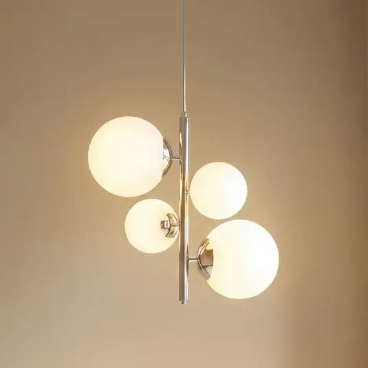 Dione lógó világítás, 4 izzós, króm Csak ma