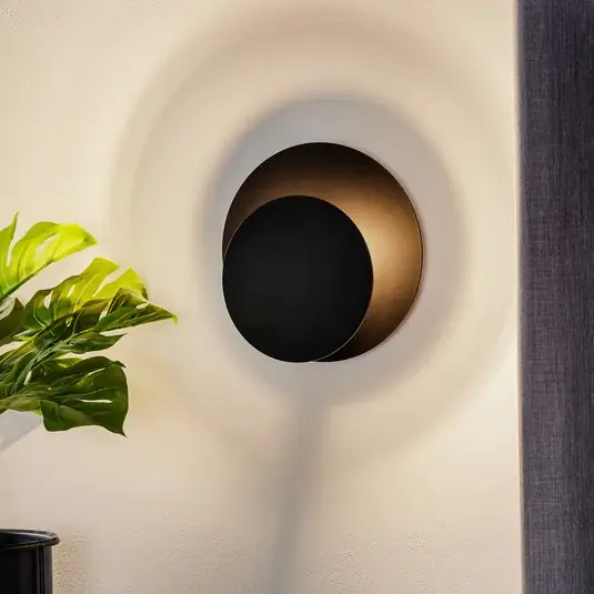 Circle fali világítás, kerek formájú, fekete Rendeld meg most