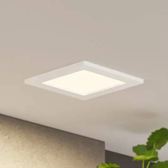 Expressz szállítás Prios Helina LED-es süllyesztett lámpa, fehér, 11,5 cm, fényerőszabályzóval