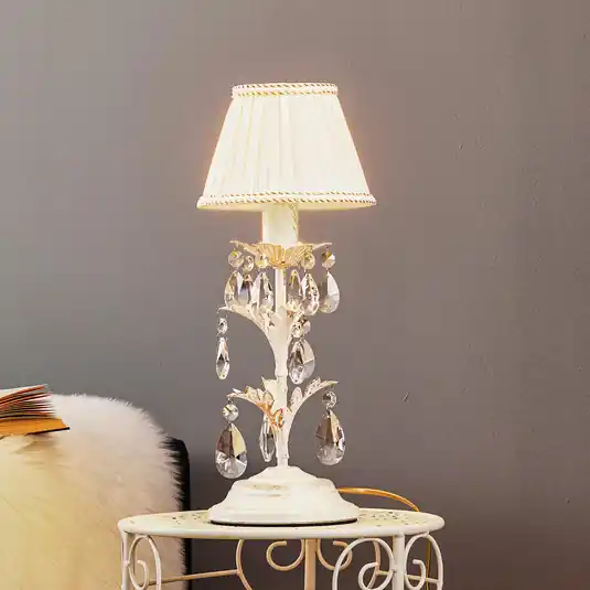 Kedvezmény Karen asztali világítás, magasság 40 cm, elefántcsont