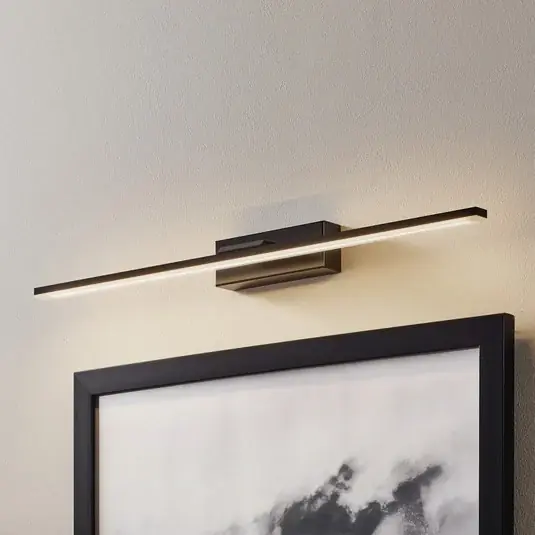 Kiárusítás LED fali lámpa Miroir 60 cm fekete 3000K