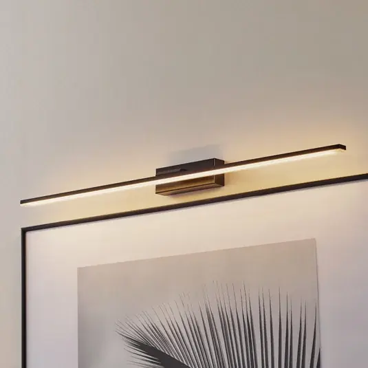 LED fali lámpa Miroir 80 cm fekete 4000K Árcsökkenés