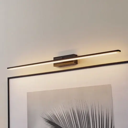 Vedd meg most LED fali lámpa Miroir 80 cm fekete 3000K