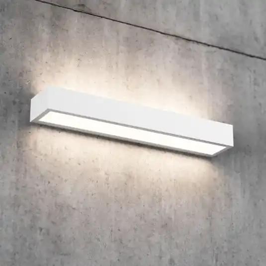 Rendeld meg most LED fali világítás Mera, szélesség 40 cm, fehér, 3000K